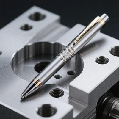 सामरिक टाइटेनियम पॉकेट पेन एनोडाइज्ड संक्षारण प्रतिरोधी और उपहार-तैयार सीएनसी मशीनिंग टाइटेनियम पेन